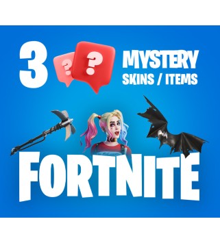 3 Mystery Fortnite Skins / Items PC Epic Games Epic Games Key GLOBAL